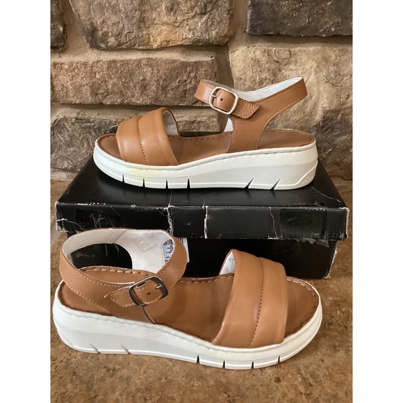 Fratelli Rizzoli Shoes - Fratelli Rizzoli SA 5071 Mandorla Brown Platform Sandals Womens 39 NEW